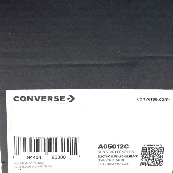 Converse Run Star Legacy CX High Shoes Electrical Pink Canvas Women Size A05012C - Picture 8 of 9